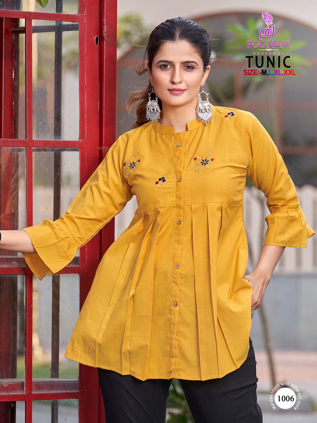 Poonam Tunic Premium Wear Ladies Top Catalog
